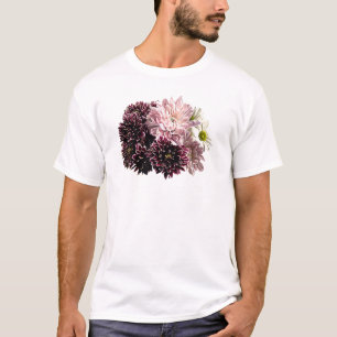 Dark and Light Mums and Daisies T-Shirt