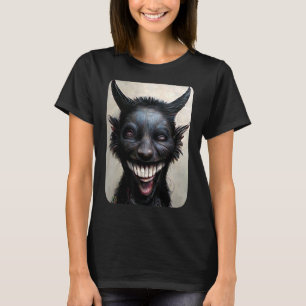 Dark and Occult Laughing Satan T-Shirt