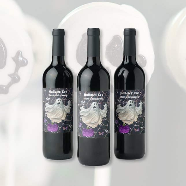 Dark and Spooky Halloween Wine Label (Creator Uploaded)
