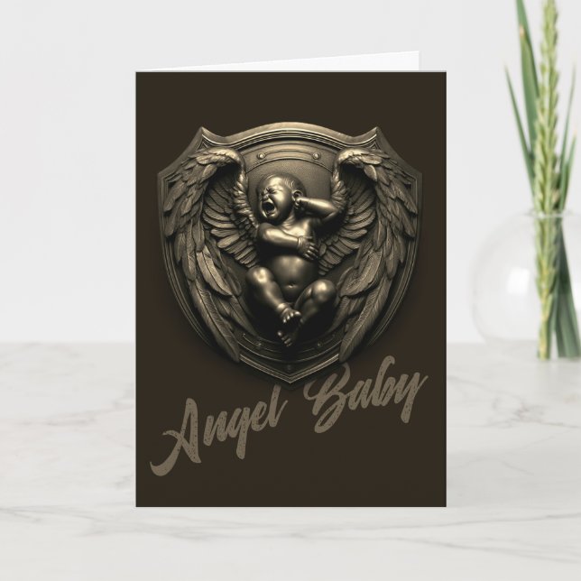 Dark Angel Baby Card (Front)