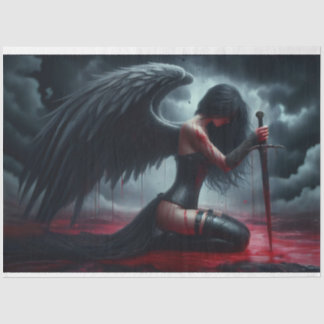 Dark Angel Battle Tissue Paper