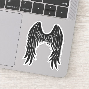 Dark Angel Black Wings Vinyl Cutout Sticker
