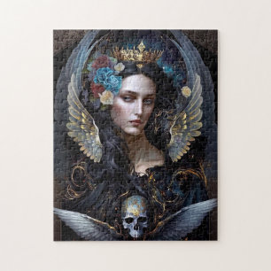 Dark Angel Gothic Fantasy Art Jigsaw Puzzle