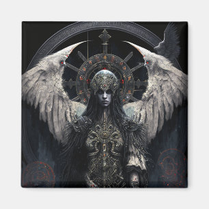 Dark Angel Gothic Fantasy Art Magnet