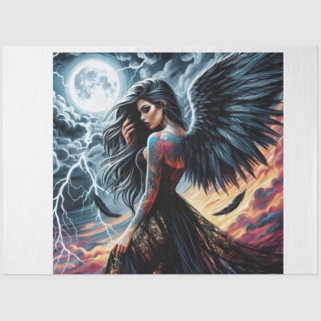 Dark Angel Tissue Paper (Front)