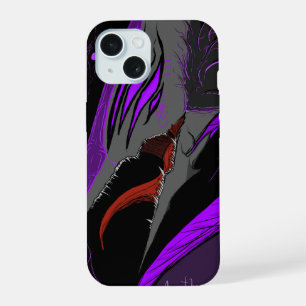 Dark Anime Fantasy Crow and Demon Art iPhone 15 Case