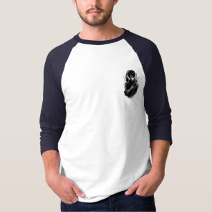 Dark Anime Warrior Bandaged Ninja Grunge Art T-Shirt