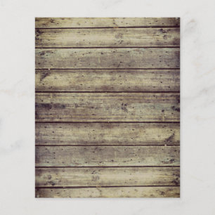 Dark Antiqued Planked Wood Scrapbook Paper