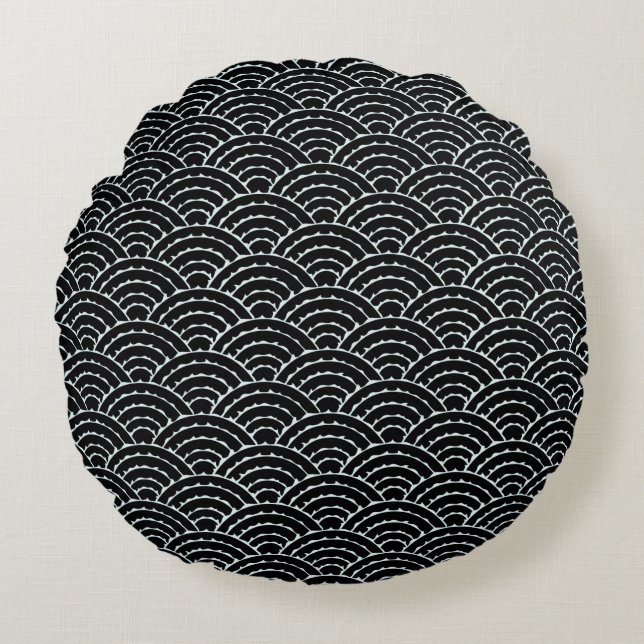 Dark Arches Round Pillow (Front)