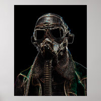 Dark Art WWII Pilot poster by J.W. Fatherree.