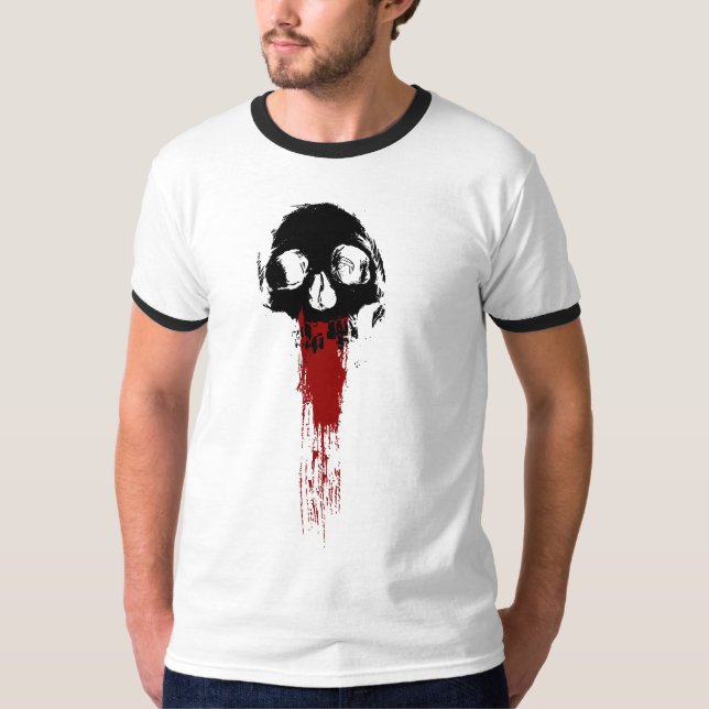 Dark Artistry Skull Blood T-Shirt (Front)