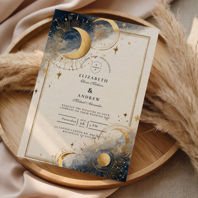 Dark Astrology Wedding Invitation (Creator Uploaded)