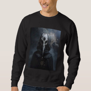 Dark Atmosphere Moon Outer Space Stars Plague Doct Sweatshirt