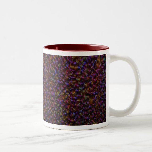 Dark Autumn Colours "Crocheted" mug (Right)
