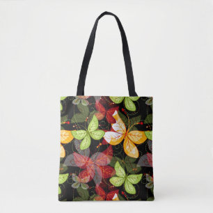 Dark Autumn Pattern Tote Bag