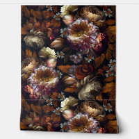 Dark Autumnal Vintage Moody Florals Goth Garden 1