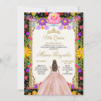 Dark Background Blush Pink Dess Mexican Birthday