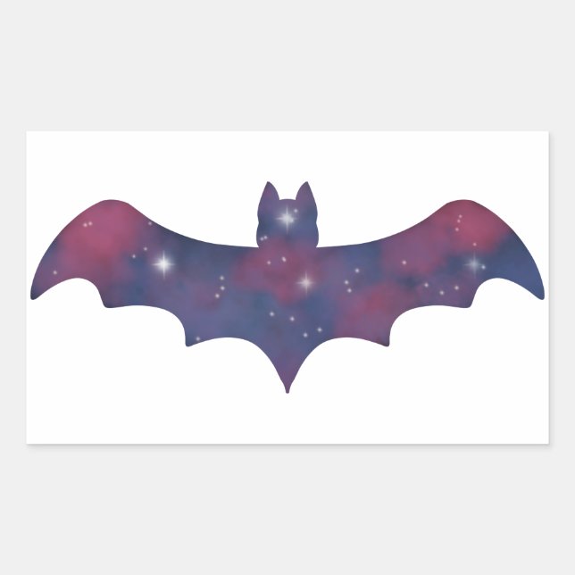 Dark Bat Starscape Sticker (Front)