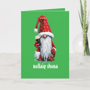 Dark-Beer Skaal to the Snowy-Season Card