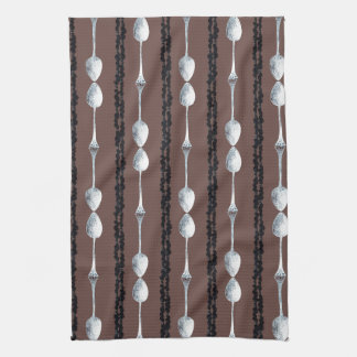 Dark Blend, Silver Spoon Tea Towel