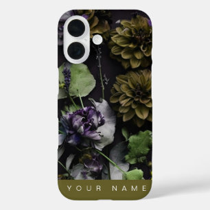 Dark Bloom Antique iPhone 16 Case