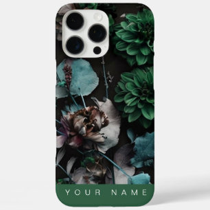 Dark Bloom Dark Green iPhone 16 Pro Max Case