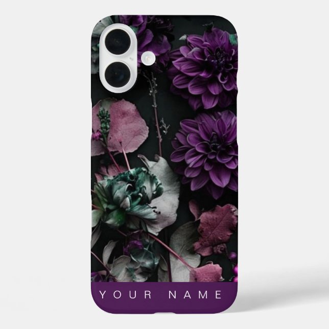 Dark Bloom Purple Case-Mate iPhone Case (Back)