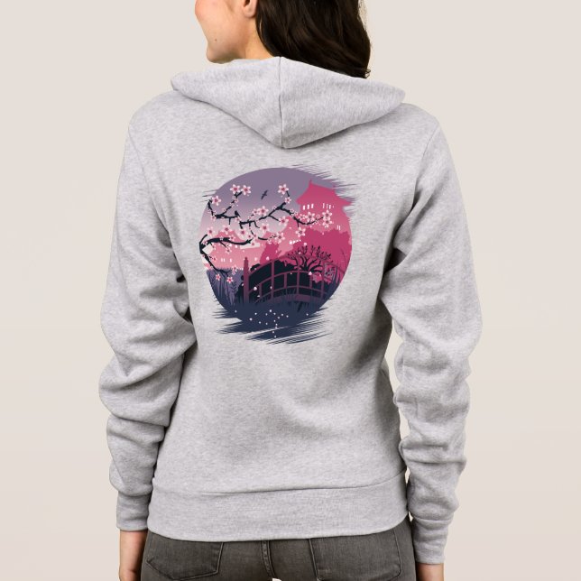 Dark Blossom Hoodie (Back)