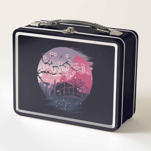 Dark Blossom   Metal Lunch Box (Front)