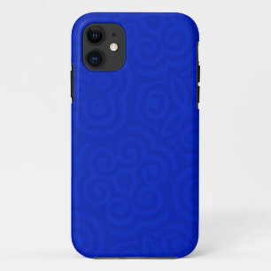 Dark Blue Abstract Pattern Case-Mate iPhone Case