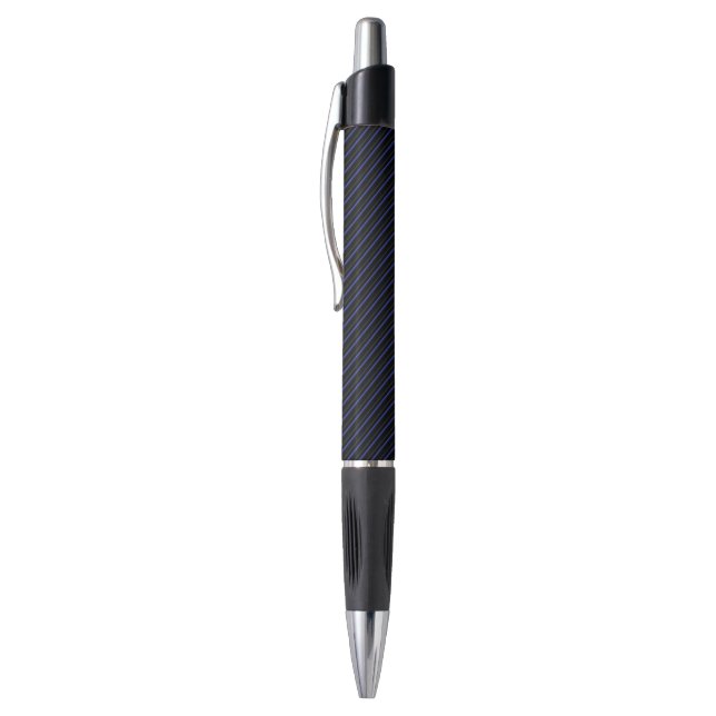 Dark Blue and Black Diagonal Striped (Top (Vertical))