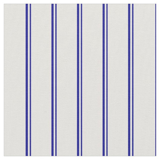 Dark Blue and Light Yellow Coloured Lines Fabric (Close Up)