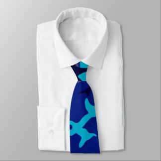 Dark Blue and Purple Camouflage Tie