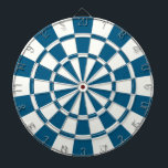 Dark Blue And White<br><div class="desc">Dark Blue And White Dart Board</div>