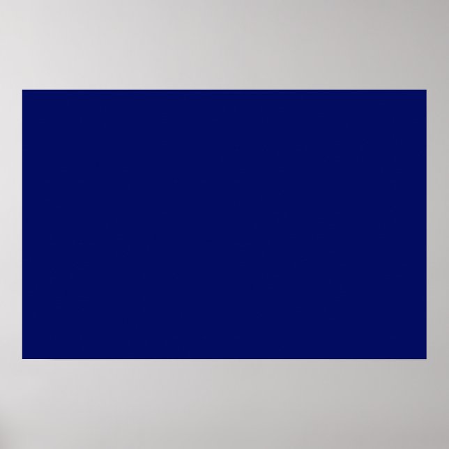Dark Blue Background Poster (Front)