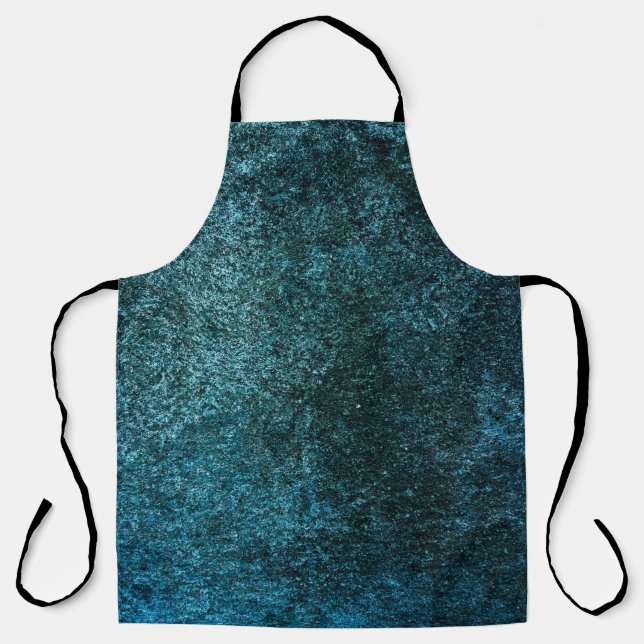 Dark blue background that is rough surface. abstra apron (Front)