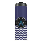 Dark Blue Black Chevron