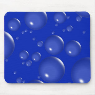 Dark Blue Bubble Mousepad