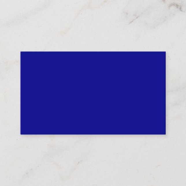 Dark Blue Business Card (Front)