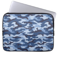 Dark Blue Camouflage Pattern
