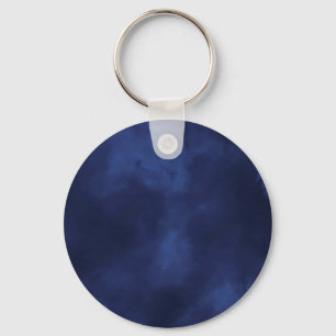 Dark blue clouds key ring