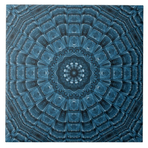Dark Blue Decorative Ceramic Tile