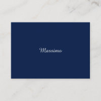 Dark Blue Elegant Casual Own Name Handwriting