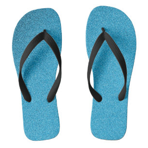 Dark-Blue Gradient Glitters, Pair of Jandals