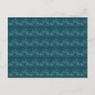 Dark Blue Green Dragon Scales Postcard