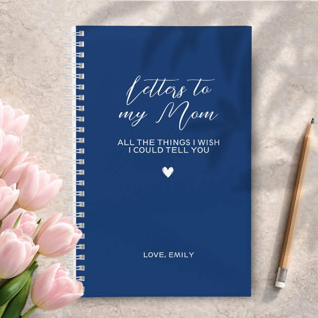 Dark Blue Grief Journal for Loss of Mother (Creator Uploaded)