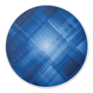 Dark blue hi-tech background ceramic knob