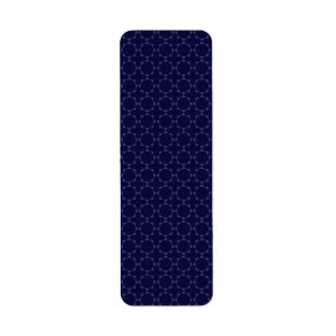 Dark Blue Islamic Geometric Pattern