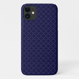 Dark Blue Islamic Geometric Pattern Case-Mate iPhone Case