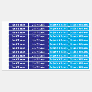 Dark Blue, Light Blue Boy Family Waterproof